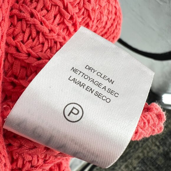 Velvet By Graham & Spencer Peach Knit V-Neck Sleeveless Sweater Size XS - Picture 12 of 13